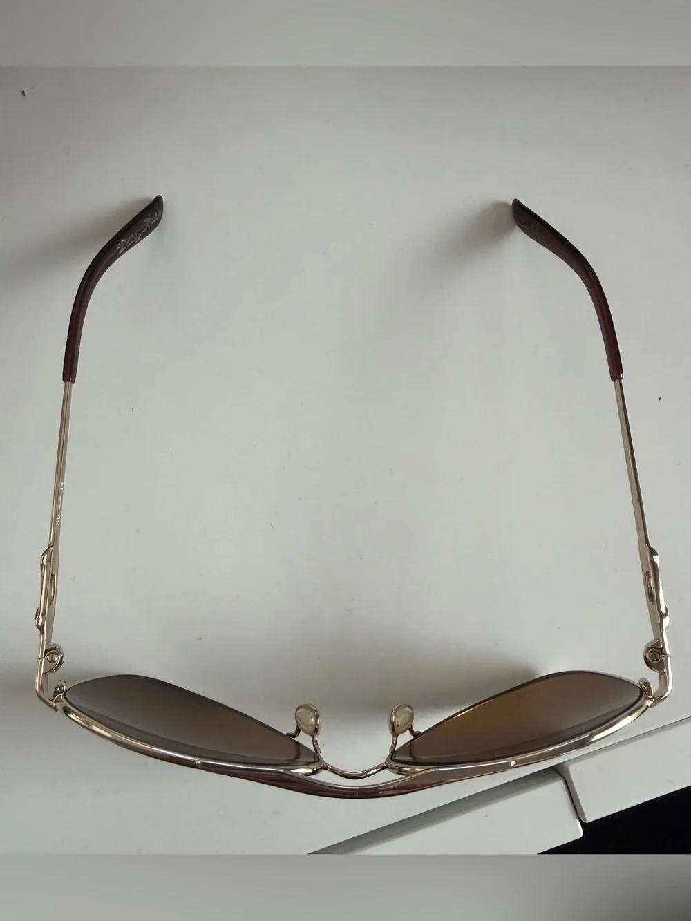 Oakley Women's Aviator Sunglasses in Gold Frame with Brown Lenses